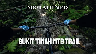 Noob Attempts Bukit Timah MTB Trail - Trail Sounds