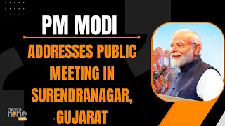 PM Modi addresses public meeting in Surendranagar, Gujarat | Lok Sabha Election 2024 | News9