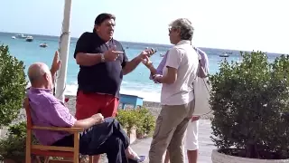 Italian guy talking with hands. Watch the hands tell the story