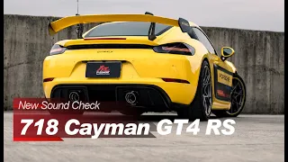 Porsche 718 Cayman GT4 RS Racing Sound and High-Pitched Tones w/ Valvetronic Catless Fi EXHAUST