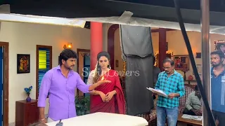 VANATHAI POLA SERIAL MAKING VIDEOS 📽️ CHINRASU RISKY SCENES | UPCOMING EPISODE SHOOTING SPOT 😍👏