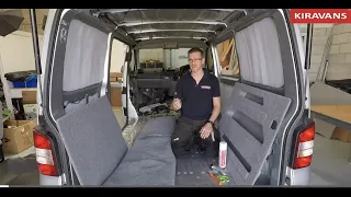 How to Professionally Carpet Line a Campervan Conversion - VW T5/T6