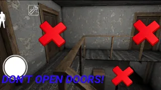 How to complete the game "Granny" without opening the door?