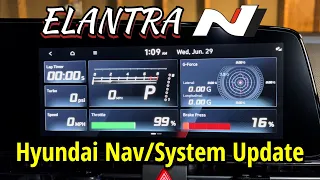 How To | Update the Infotainment and Nav System | 2022 Hyundai Elantra N