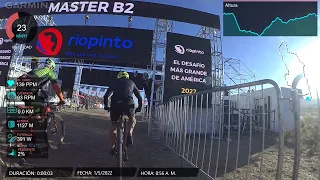 Carrera Desafio Rio Pinto 2022 Metricas casi Completa, Master B2 Rally MTB