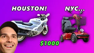 What Does a $1000 Craigslist Motorcycle Look Like in 5 U.S Cities?