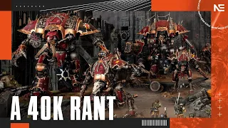 40K RANT - GAMES WORKSHOP AND CA, PRICE GOUGING AND MONEY CHASING AT ITS WORST.