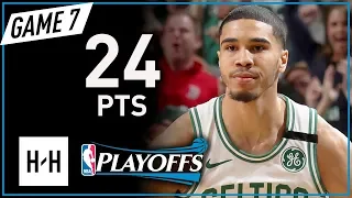 Jayson Tatum Full Game 7 Highlights vs Cavaliers 2018 Playoffs ECF - 24 Pts, POSTER on LeBRON!