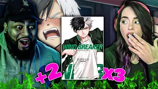 SUGISHITA Couldn't Scare Haruka! Wind Breaker 1x2 & 1x3 (REACTION)