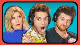 YOUTUBERS REACT TO TRY TO GUESS THE ENDING CHALLENGE