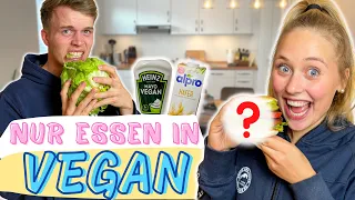 Ein Tag NUR VEGAN!🌱😳