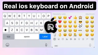 How to Get iOS Keyboard for Android| iOS Emojis + Sound + Bold Font on Android - Easiest Way👌🏻