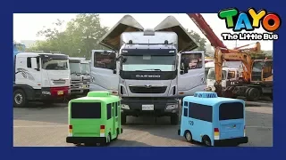 Tayo en la vida Real l Los mejores vehiculos pesados l Dibujos animados l El Pequeño Autobús Español