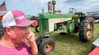 SURPRISING DAD WITH HIS CHILDHOOD TRACTOR