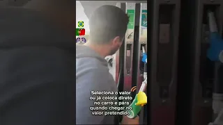 Abastecer o carro em Portugal. Modo 2.