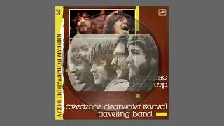 Музыка с пластинок.Creedence Clearwater Revival-Traveling Band(Криденс-Бродячий оркестр).#пластинка