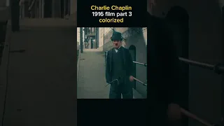 colorized scene from Charlie Chaplin 1916 film #history #oldmovies #charliechaplin #subscribe