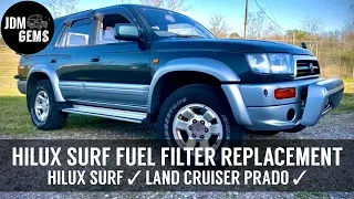 Hilux Surf / Land Cruiser Prado Fuel Filter Replacement