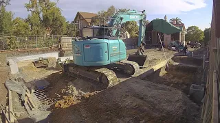 TCON - Canterbury Basement Excavation and Swimming Pool build Timelapse