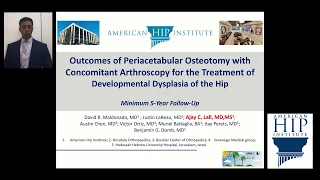 Outcomes of Concomitant Periacetabular Osteotomy and Hip Arthroscopy