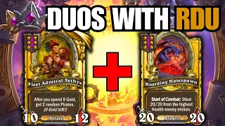 TOO EASY! DUOS ft. @RduHS | Hearthstone Battlegrounds Duos