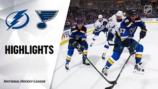 NHL Highlights | Lightning @ Blues 11/19/19
