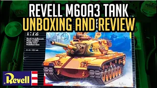 Revell M60A3 Tank 1:72 Scale Model R03140 Unboxing and Review