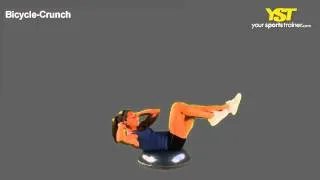 Bicycle Crunch Bosu