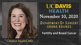 Fertility and Breast Cancer -  Candice Sauder, MD