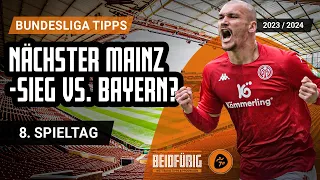 Bundesliga Tipps 🏆⚽ Der 8. Spieltag | “Beidfüßig - Die Bundesliga-Prognose" mit Mainz - FC Bayern