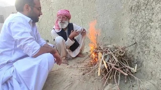 Mama Mustafa Cooks His Favorite Roti For Us Over The Coals