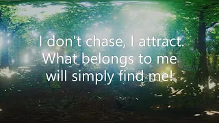 Tik Tok  I don't chase, I attract Abundance Affirmation