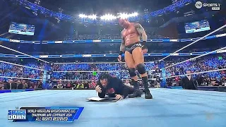 Randy Orton Rko Roman Reigns On Smackdown 🔥 - Wwe Smackdown Highlights 20 January