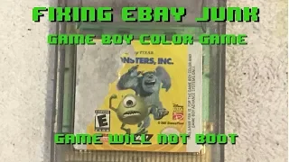 Fixing eBay Junk - Game Boy Color Game - Game won't boot up