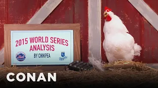 Chikpea Is Back To Predict The World Series | CONAN on TBS