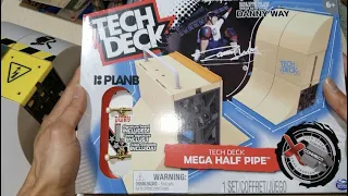 ASMR Unboxing TECH DECK MEGA HALF PIPE Danny Way Skateboard + Setup