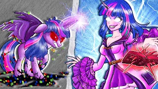 My Little Pony Twilight Sparkle EXE Transformation | Stop Motion Paper | Annie Channel