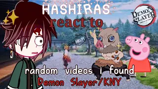 Hashiras react to random videos ||demon slayer/KNY tiktoks||