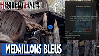 OÙ TROUVER LES 5 MÉDAILLONS BLEUS - DÉPOTS DE CONTENEURS CHAPITRE 14 - RESIDENT EVIL 4 REMAKE