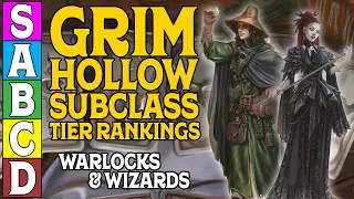 Tier Ranking the Grim Hollow Subclasses: Warlocks & Wizards