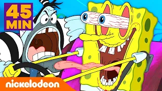 SpongeBob | 45 Min dei Criminali PIÙ RICERCATI di Bikini Bottom | Nickelodeon Italia