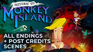 Return to Monkey Island - All Endings and Post Credit scenes