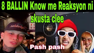 SKUSTA CLEE LIVE REAKSYON VIDEO SA KANTANG KNOW ME  (pash pash)
