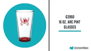 Personalized 16 oz. ARC Pint Glasses