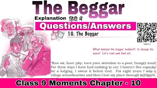 The Beggar questions Answers || Class 9 Moments Chapter 10 || Symbolic education