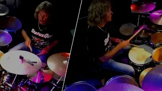 Rockin all over the world (Status Quo) by drummer Mickey Jaarsbergen