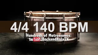 🔴 140 BPM Snare Metronome