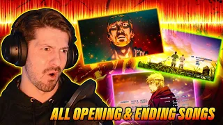 THESE ARE SO GOOD!!! First Time Reacting to All Vinland Saga Songs Season 2