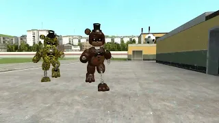 Running from the Joy of Creation Animatronics