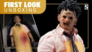 The Texas Chainsaw Massacre Leatherface (Killing Mask) Sideshow Figure Unboxing | First Look